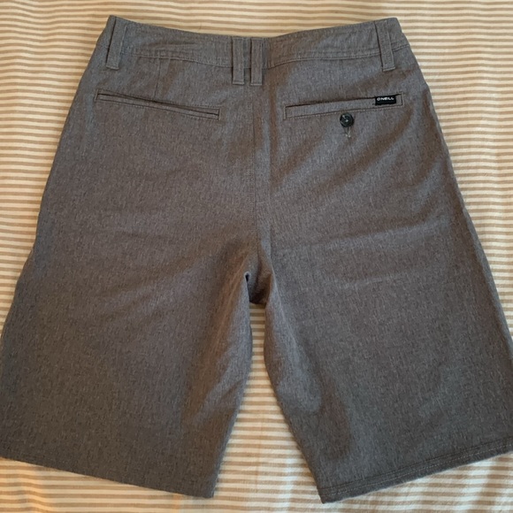 O’Neill hybrid stretch men’s shorts, size 28, medium heather grey - Picture 2 of 4